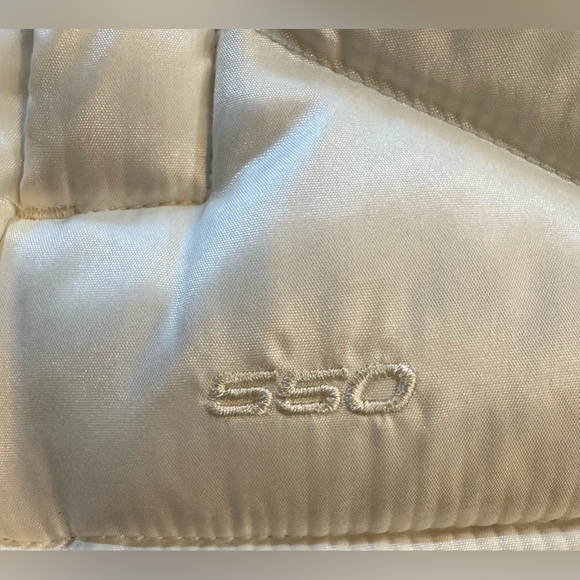The North Face—Quilted Puffer Vest 550, Winter White, Satiny Shine, S, Zip Front - Picture 6 of 14
